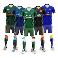 Akilex-Ensemble d'équipe complet personnalisé, sublimation, respirant, séchage rapide, uniforme de football, ensemble de maillots de football