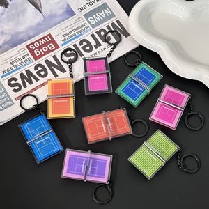 Custom New Creative <b>Anime</b> Pattern UV Printed Acrylic Stereo Stadium Key Chain Souvenir Bag Pendant Gift - Product Image 2