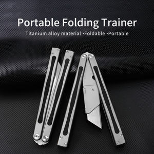 سكين باليسونج خفيف الوزن من التيتانيوم ومحمول، سكين تكتيكي قابل للطي ومتعدد الأغراض للبقاء على قيد الحياة والتخييم والصيد في الهواء الطلق - Product Image 4