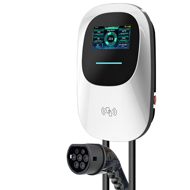 NTO Smart APP Control EV Charging Station 22KW 3Phase 7KW 1Phase 5M Wallbox Charger for Type2 Cars Electric Vehicle