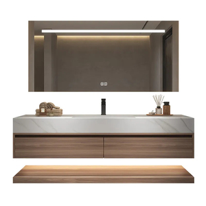 Custom Led <strong>Bathroom</strong> Mirror Cabinet <strong>Corner</strong> Modern Style Fashion Wall Mounted Floating <strong>Bathroom</strong> <strong>Vanity</strong> Cabinet