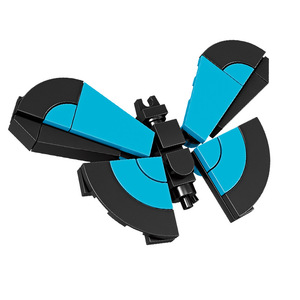 Set Educativo per Bambini di 40 Pezzi in Plastica ABS, Blocchi di Costruzione Fai-da-Te, Modelli di Insetti e Animali, Giocattolo Unisex in Scatola - Product Image 2