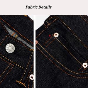 กางเกงยีนส์ผู้ชายเอวสูงไซส์ใหญ่ทรงสลิมตรง ดีไซน์เนอร์แบรนด์ดัง ขายส่ง - Product Image 5