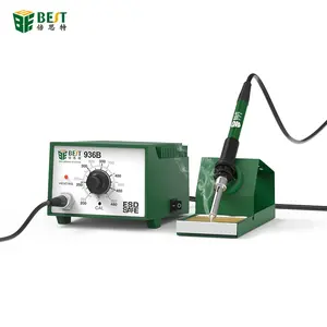 BESTOOL BST-936B AC110V/220V 45W Solder Bebas Timbal Besi Stasiun SMD BGA Las Berdiri Spons ESD ulang Stasiun