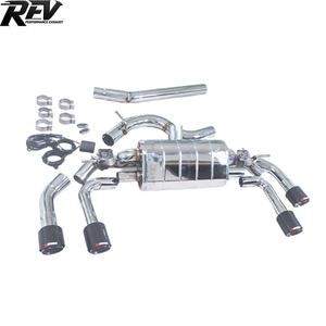 ท่อไอเสียแบบ Catback ยี่ห้อ REV สำหรับ Golf <span class=keywords><strong>7R</strong></span> 7.5R <span class=keywords><strong>Audi</strong></span> S3 Seat Cupra Ateca พร้อมระบบวาล์วไฟฟ้า ผลิตจากสแตนเลสขัดเงา - Product Image 4