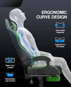 <span class=keywords><strong>Silla</strong></span> ergonómica para juegos de escorpión verde y negro de cuero PU, 1 pieza, Envío Gratis, <span class=keywords><strong>silla</strong></span> para juegos, Sillas <span class=keywords><strong>Gamer</strong></span> Pro para PC, portátil, <span class=keywords><strong>Gamer</strong></span> - Product Image 3