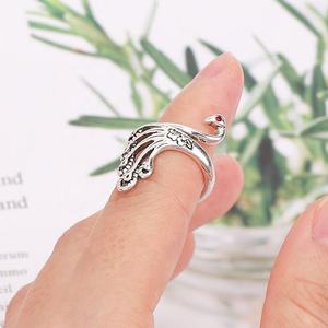 Nieuwe Diy Phoenix Vorm Verstelbare Garen Geleideringen <span class=keywords><strong>Loop</strong></span> Haak Lus Ring - Product Image 2