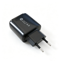 Charger Dinding USB-A Tipe C Dual Port 12W 5V 2A Colokan EU untuk Pengisian Daya Smartphone, Tablet, dan Laptop