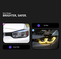 Phare avant DLW Golden Eye Spoon avec lentille laser pour BMW Série 3 F30 F35, phare avant modifié M4 G22