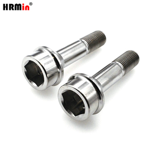 Boulon de <span class=keywords><strong>roue</strong></span> HRMin Gr.5 en titane de haute qualité M14*1.5*52MM Neuf pour pièces automobiles Fabriqué au Shandong - Product Image 3