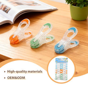 18 unids/bolsa de plástico Clip de <span class=keywords><strong>ropa</strong></span> de color 7,0 cm pinzas de <span class=keywords><strong>ropa</strong></span> clavijas con de plástico Primavera de no oxidado poderoso - Product Image 2