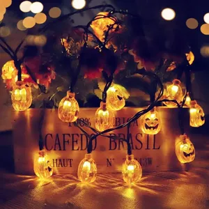 Solar Pumpkin <strong>String</strong> <strong>Lights</strong> Waterproof <strong>Halloween</strong> Christmas Decoration <strong>String</strong> <strong>Lights</strong> 30 <strong>LED</strong> <strong>Lights</strong> for Outdoor Home Patio Garden - Product Image 4
