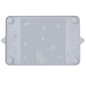 Tapis <span class=keywords><strong>de</strong></span> jeu à <span class=keywords><strong>ventouse</strong></span> en Silicone <span class=keywords><strong>de</strong></span> qualité alimentaire pour bébé et enfant, napperon alimentaire avec bords surélevés - Product Image 3