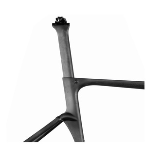 ¡Promoción! Cuadro aerodinámico <span class=keywords><strong>de</strong></span> fibra <span class=keywords><strong>de</strong></span> <span class=keywords><strong>carbono</strong></span> para bicicleta <span class=keywords><strong>de</strong></span> <span class=keywords><strong>carretera</strong></span>, 56cm, 700C, precio barato - Product Image 5