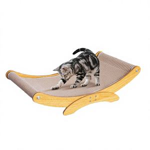 Cama Rascador para Gatos AROPEME de 23.6 Pulgadas, Sisal Natural, Marco de Madera Sólida, Diseño Moderno y Minimalista, Fácil de Montar, Ecológico - Product Image 4