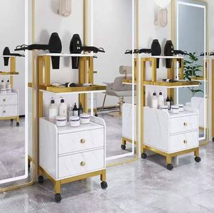 Top Selling Modern Design Metal Beauty Salon <b>Trolley</b> for Hair and Furniture in Living Room or Bathroom - Product Image 2