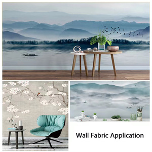 Trống có thể in Tường Vải vải với trở lại keo tự dính định dạng rộng cuộn - Product Image 4