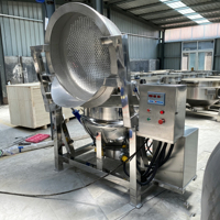 Marmite de Cuisson Industrielle à Basculement Automatique, Cuve à Double Enveloppe en Acier Inoxydable 304