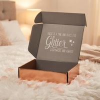 Boîte d'emballage en carton ondulé personnalisée avec logo, pour l'e-commerce, avec fermeture éclair, pour l'expédition et la vente par correspondance