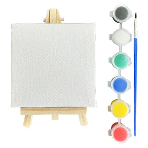 Custom <strong>Blank</strong> Stretcher Picture Painting <strong>Mini</strong> <strong>Canvas</strong> Frame With Wood Easel - Product Image 6