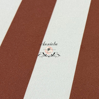 Nappe ronde à rayures personnalisée ANNIELU pour mariage, événement, fête, pique-nique, décoration