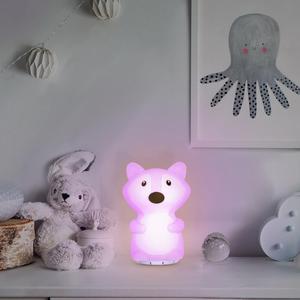 Amplificateurs d'équipement de sonorisation sans fil portables Machine à bruit blanc Silicone <span class=keywords><strong>Fox</strong></span> LED veilleuse pour le cinéma à domicile intelligent de bureau à domicile - Product Image 5