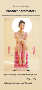 Nuevo Diseño <span class=keywords><strong>de</strong></span> Estirador <span class=keywords><strong>de</strong></span> Columna Lumbar <span class=keywords><strong>de</strong></span> Acero para Yoga y Pilates, Relajación Muscular, Adelgazamiento <span class=keywords><strong>de</strong></span> Piernas, Masaje y Apertura <span class=keywords><strong>de</strong></span> Espalda - Product Image 6