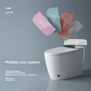 Inodoro Inteligente <span class=keywords><strong>con</strong></span> Bidé Eléctrico, Montado en el Suelo, Totalmente Automático, Moderno, <span class=keywords><strong>con</strong></span> Función <span class=keywords><strong>de</strong></span> Lavado Femenino - Product Image 5