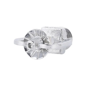 Buse d'incendie en acier inoxydable DN15 1/2 pouce filetée, durable pour les incendies de classe A et B - Product Image 3
