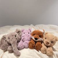 Peluches Confortables Lapin Singe Éléphant Smudge Britanniques Super Douces pour Jeunes, en Coton PP, 11-30cm, Cadeaux du Nouvel An, Vente en Gros ODM