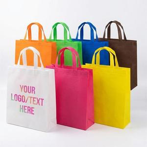 Reusable Non Woven Tote Bag with Shoulder Handle Recyclable Eco-Friendly Shopping Bag for Grocery Retail Pillow Use Custom Logo - Product Image 1