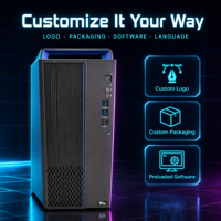 Ofis Görev Yönetimi Bilgisayarı Tam Set Hygon 3350 8 Çekirdekli 16GB RAM 256GB M.2 NVME SSD 15L Kasa Komple Ünite Monitör ve Çevre Birimleriyle