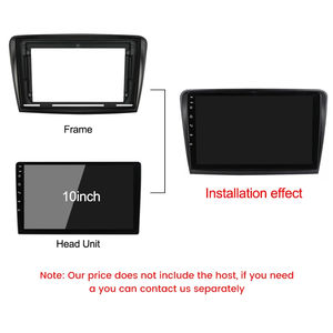 Autoradio Android 10 Pollici 2+32G con Kit Cornice per <span class=keywords><strong>Skoda</strong></span> <span class=keywords><strong>Superb</strong></span> 2008-<span class=keywords><strong>2015</strong></span>, Cavo di Alimentazione, Decoder Canbus, Pannello Cruscotto - Product Image 3