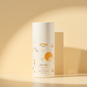 Boîte de tube d'emballage pour marque Babycare Boîte à bougie écologique Tube de papier recyclable d'estampage de disparition imprimé personnalisé - Product Image 2