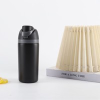 Bouteille d'eau isotherme en acier inoxydable écologique avec couvercle à ouverture rapide, anti-fuite, thermos de sport portable pour les voyages en extérieur