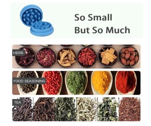 Plastic <b>Grinder</b> 2 Part Round <b>Herb</b> Spice <b>Grinder</b> <b>for</b> Tobacco Dry <b>Herb</b> Simple Style - Product Image 6