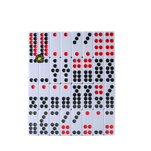 Tuiles de Pai Gow en mélamine à motif bambou 22 mm multicolores pour jeu - Product Image 2