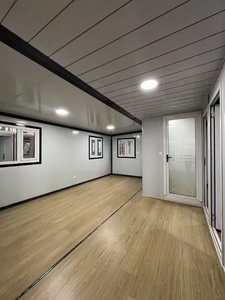 Hiện đại thoáng khí màu vuông thép di động tích hợp nhà văn phòng container Hội Đồng Quản trị Lắp ráp đơn giản di chuyển Thiết kế khách sạn tùy chỉnh - Product Image 5