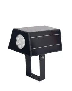 Solar Spot Light Decoration Lighting Remote Control Smart Garden Light 7W Aluminum LED Outdoor Wall Lamp Fixtures