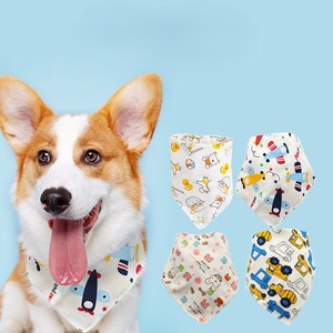 Küçük ırklar için sevimli baskılı köpek ve kedi Bib üçgen eşarp yeni Pet Bandana - Product Image 1