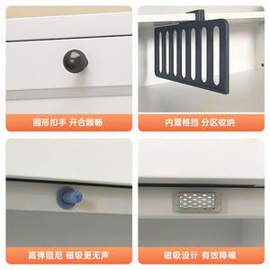 Meuble à chaussures rabattable en acier, ultra fin, grande capacité, rangement d'entrée, économiseur d'espace, pour adultes - Product Image 4