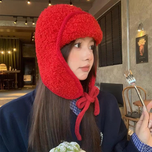 <span class=keywords><strong>Cappello</strong></span> Invernale in Pile <span class=keywords><strong>Teddy</strong></span> per Donne, Ispessito e Foderato in Pile con Protezione per le Orecchie per Autunno e Inverno - Product Image 1