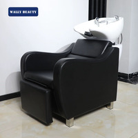 Bacs et fauteuils de lavage de cheveux professionnels Wally Beauty pour le lavage et le massage des cheveux, utilisés dans les salons de coiffure, les salons de beauté et les spas.