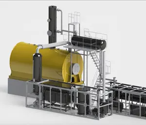5ton gebruikt afval motor olie recycling diesel raffinaderij machine distillatie plant