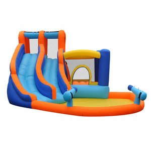 Toboggan aquatique gonflable en PVC commercial, grand château gonflable d'intérieur, parc de trampoline <span class=keywords><strong>à</strong></span> domicile pour les sports des enfants, <span class=keywords><strong>maternelle</strong></span> - Product Image 2