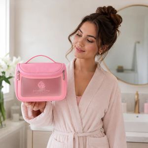 OEM Custom Logo Cosmetic Organizer Bag Frosted PVC <b>Makeup</b> <b>Case</b> Travel Toiletry Pouch Bulk Wholesale Supplier Factory - Product Image 1