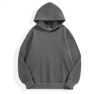 Haute qualité 500 GSM surdimensionné pull à capuche conception d'épaule tombante avec impression bouffante de poids élevé qualité supérieure pour hommes