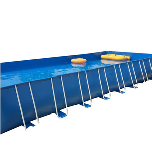 Piscina de Marco galvanizado personalizada para uso doméstico, piscina sobre el suelo, piscina inflable - Product Image 5