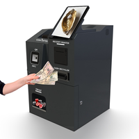 Kiosque de paiement en espèces et pièces personnalisé en libre-service avec accepteur de billets/monnayeur et recycleur de pièces pour restaurant (NV200/NV4000)