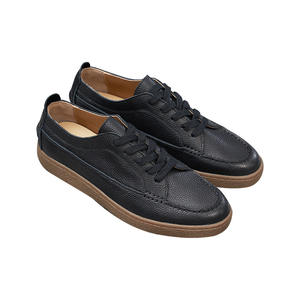 Nuevas zapatillas blancas retro de cuero de grano de primera calidad con cordones y relieve, antideslizantes, estilo británico, para primavera/verano. - Product Image 5